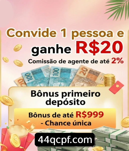 Bônus ao se registrar no 44q